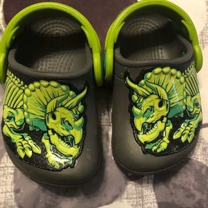 Triceratop kids crocs